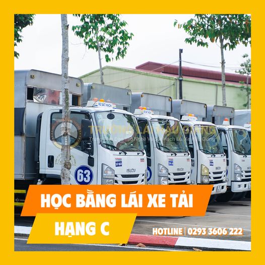 Thông báo chiêu sinh lớp đào tạo lái xe hạng C